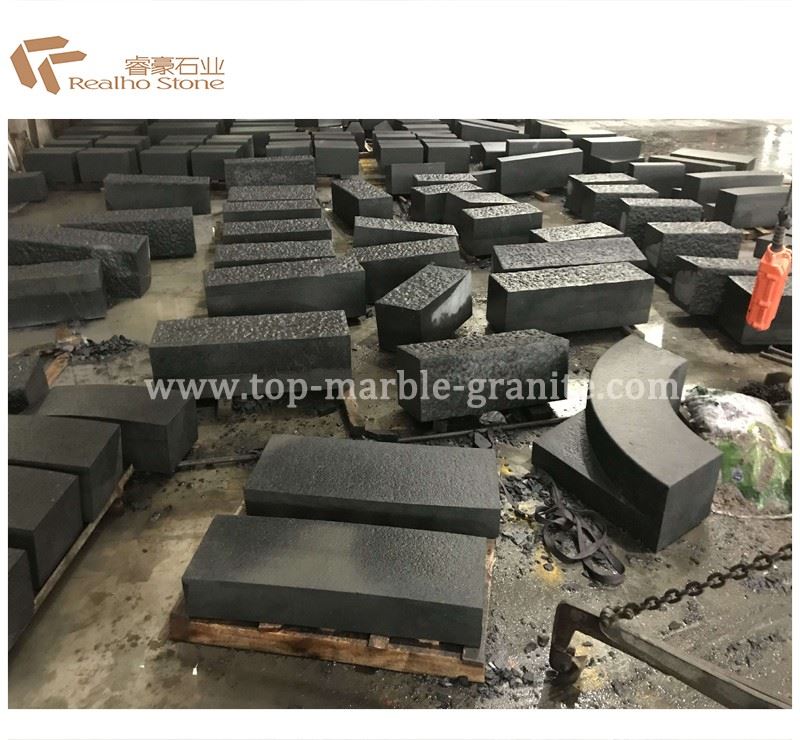 Mongolian Black Granite Kerbstone