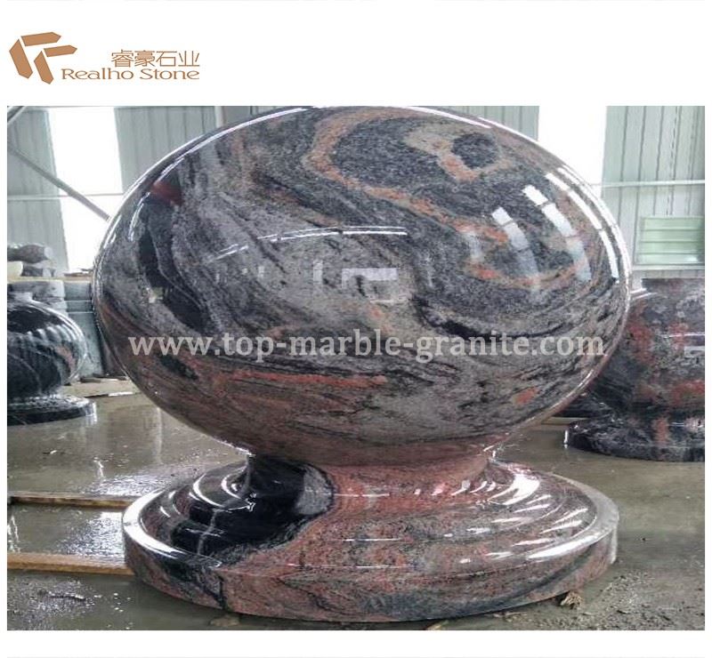 Multicolor Red Granite Ball