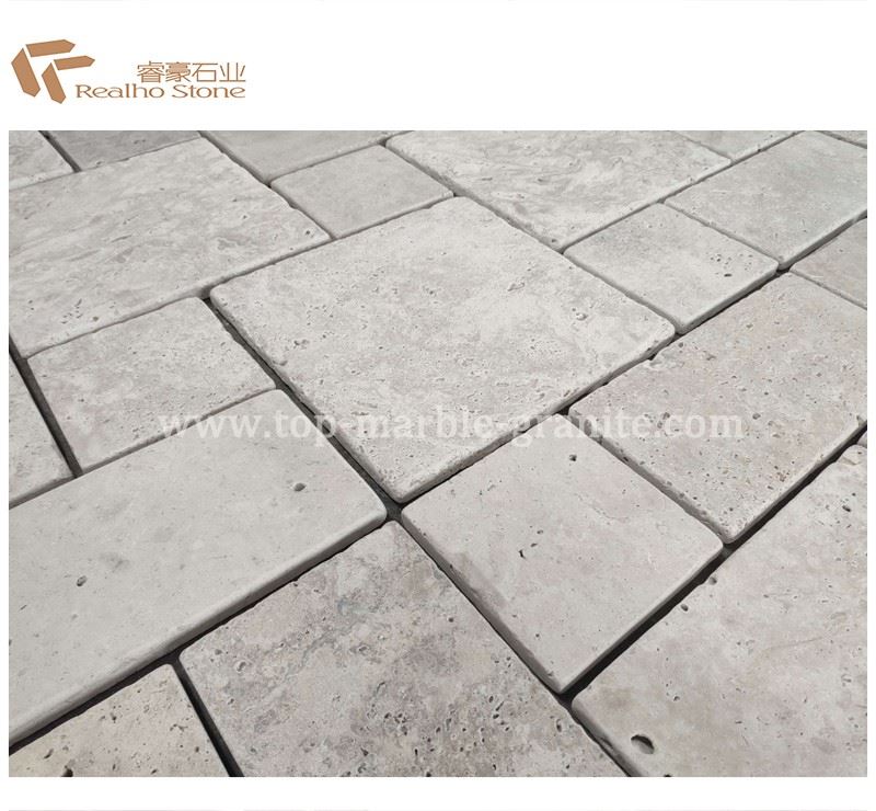 beige travertine tiles