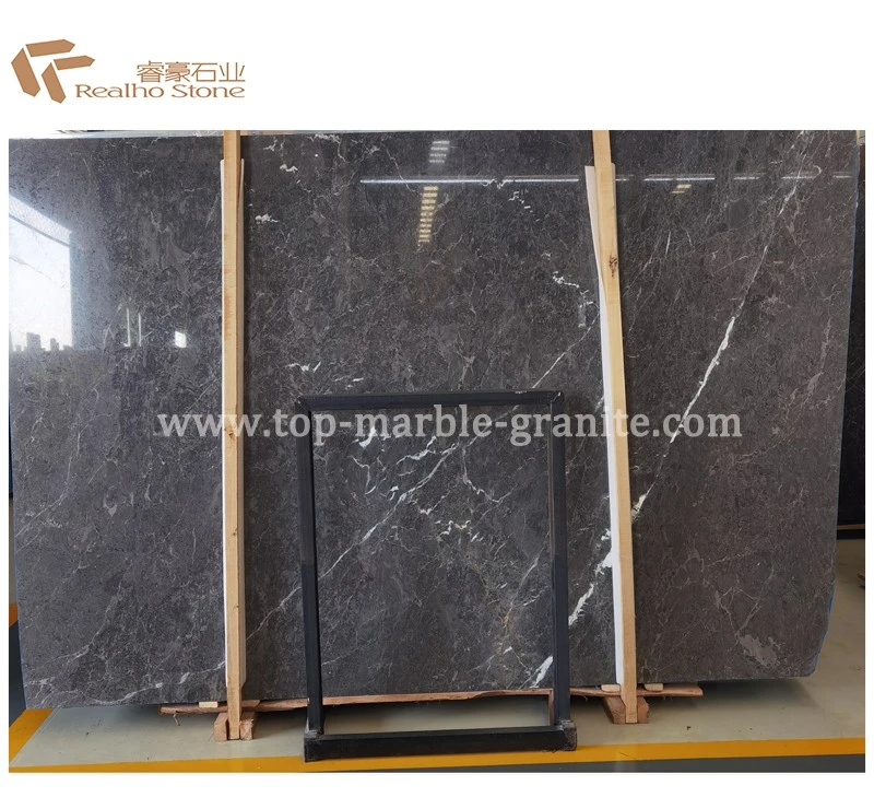 dark gray marble