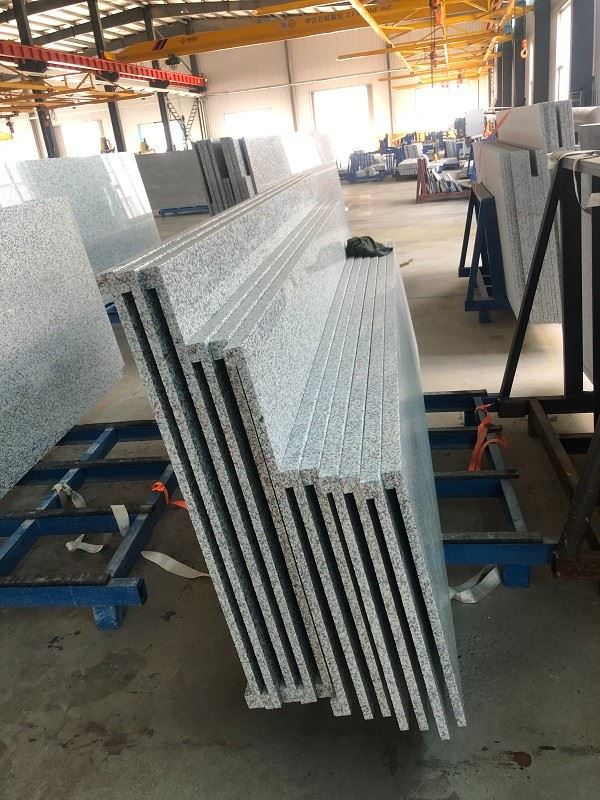 white granite worktop