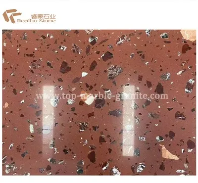 Umjetni maroon crveni cement