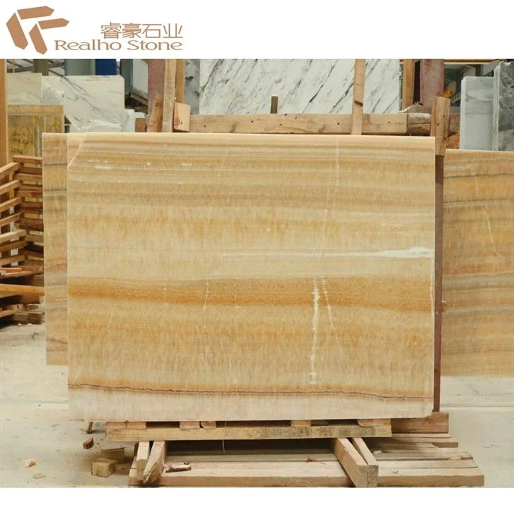 Natural Yellow Onyx Stone Slab Sale