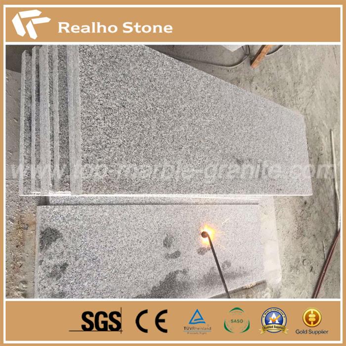 Mid Grey G603 Flamed Granite Tiles for Outdoor Paving