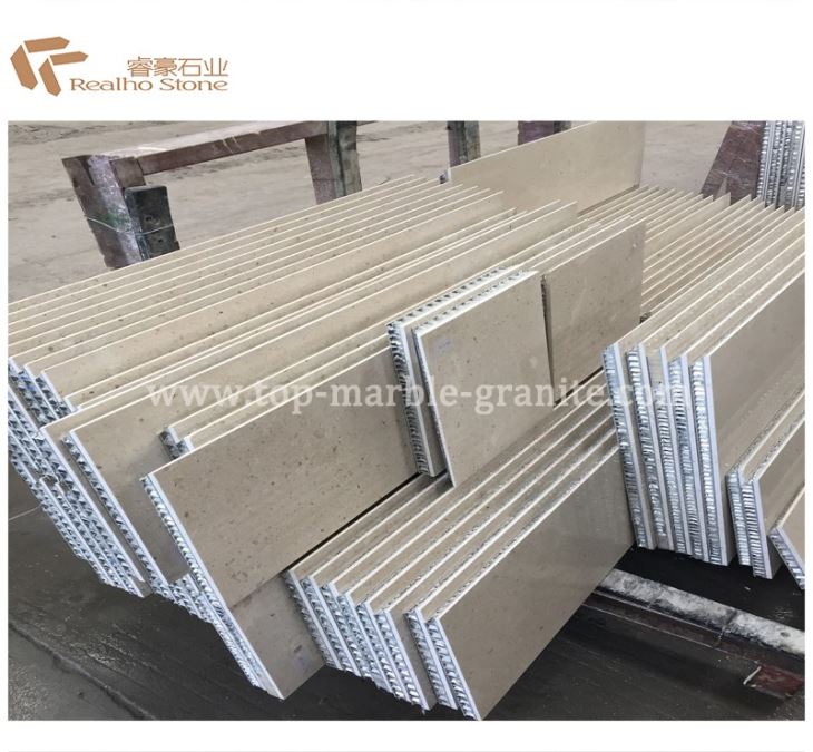 Marble composited Aluminum honeycomb tiles
