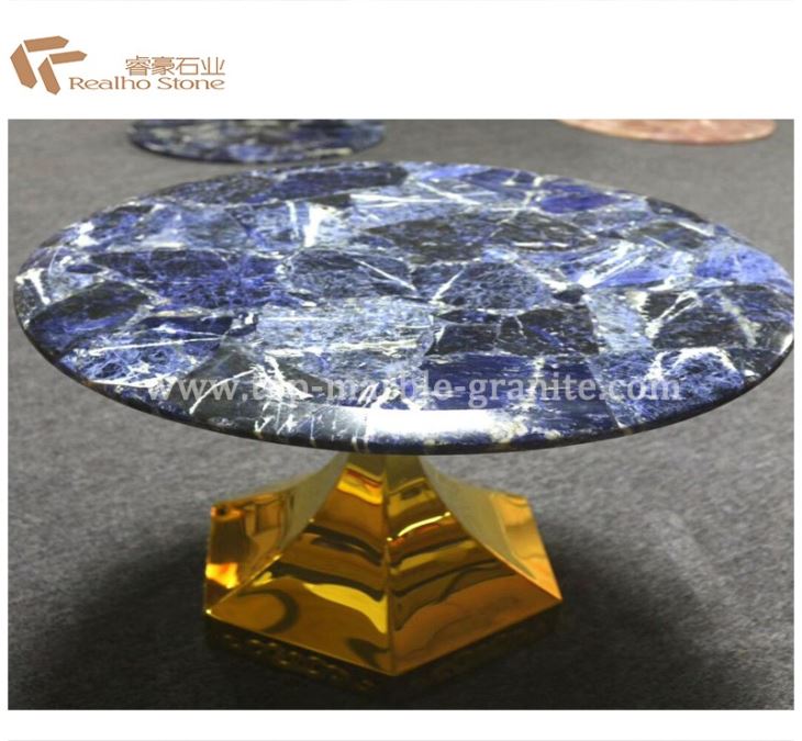 Sodalite blue Jasper Stone Table