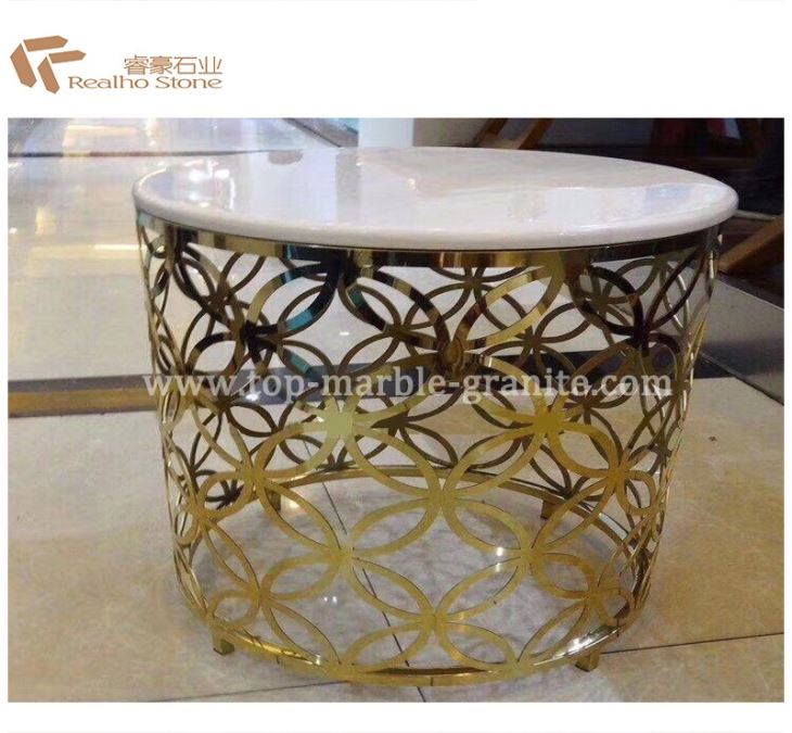 White Marble Table