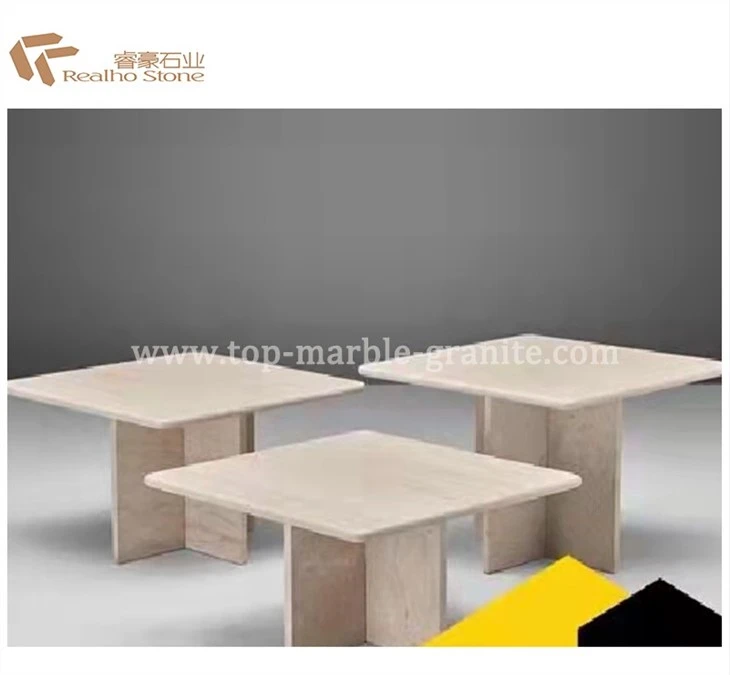 travertine small table