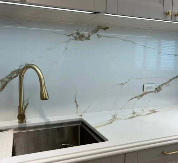 calacatta gold sink
